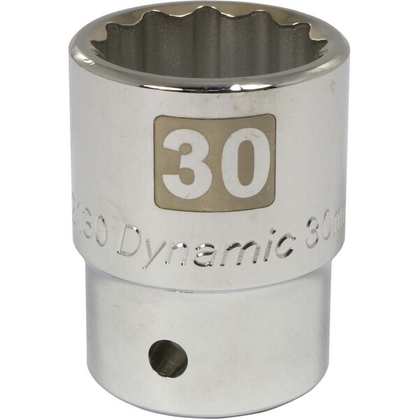 3/4" Drive, 30mm Metric Socket, 12 Points